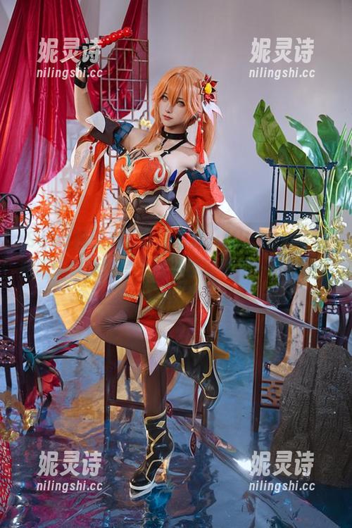 Seya狮砸 Seya狮砸出的最新写真,Nikke布兰儿和服,身体的每个线条都说着不一样的故事。
